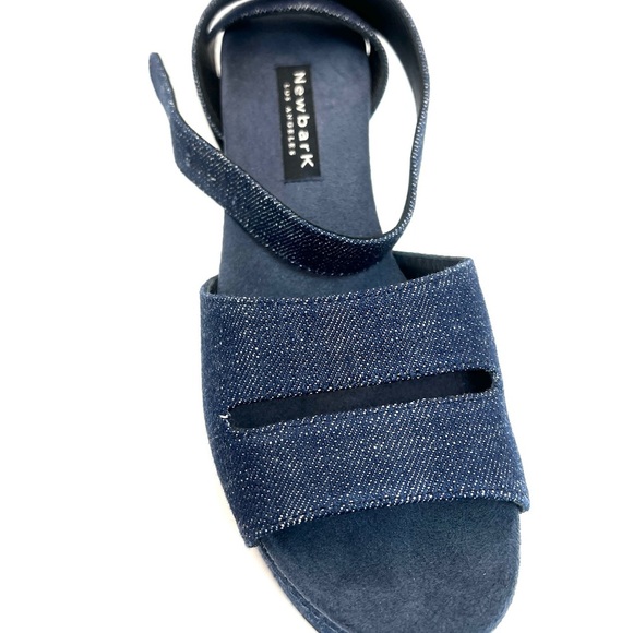 Newbark Women’s wedges blue - Picture 9 of 10